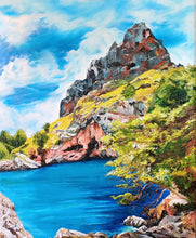 Load image into Gallery viewer, 01132-81 x 65-Torrent de Pareis beach Mallorca / 01131-60 x 70-The bay of Sa Calobra Mallorca x 2 oil on canvas paintings 2024