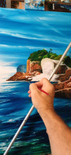 Load image into Gallery viewer, 01140-entrance to Colo des Moro-Mallorca-oil on canvas-80 x 60 2025
