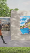 Load and play video in Gallery viewer, 01132-81 x 65-Torrent de Pareis beach Mallorca / 01131-60 x 70-The bay of Sa Calobra Mallorca  x 2 oil on canvas paintings 2024

