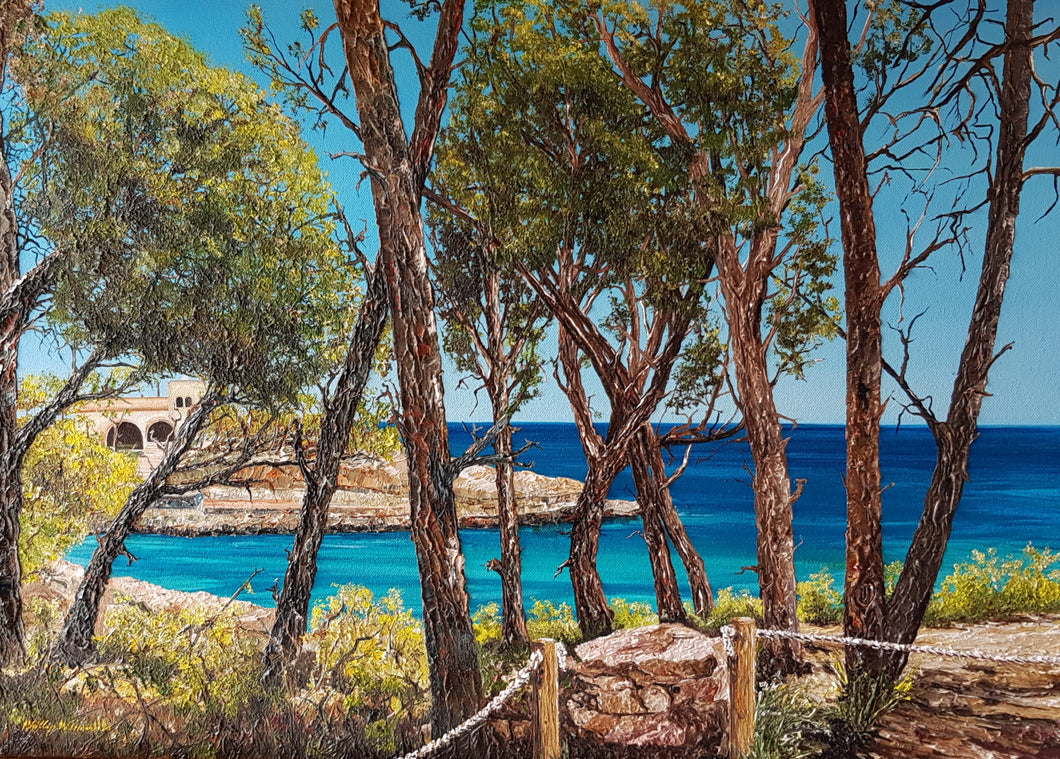 01104 - Cala Burgit 3 Mallorca oil on canvas 70 x 50 2020